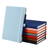 Cahier de couture en fil de cuir A5 avec logo personnalisé Journal imprimé personnalisé pour un usage professionnel Cadeaux promotionnels portables