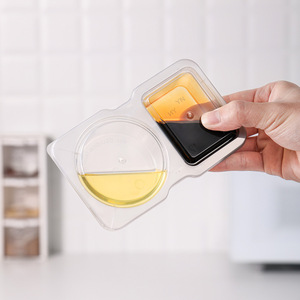 Disposable <b>Sauce</b> Box PP Material With Lid For Takeout And Street Vendors - Product Image 1