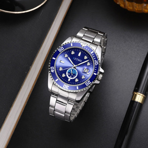 Reloj para hombre más vendido, modelo "Home Country", con tres agujas y función de calendario, correa clásica de aleación, reloj para hombre - Product Image 5