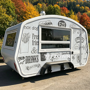 Mobile Catering Food <b>Trailer</b> Food Truck Construction Fully Equipped Mobile Kitchen for Fast Food Cart - Product Image 3