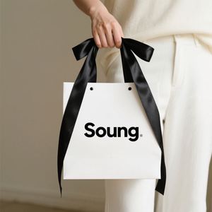 Custom <b>Luxury</b> Personalized <b>Gift</b> Retail Packaging Shopping Paper Shopping <b>Bag</b> with logo for Small Business Clothing Brand - Product Image 1
