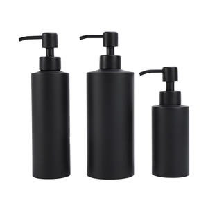 Dispenser di sapone per piatti nero opaco per cucina con pompa <span class=keywords><strong>in</strong></span> acciaio inossidabile, Dispenser di sapone <span class=keywords><strong>liquido</strong></span> riutilizzabile moderno <span class=keywords><strong>in</strong></span> <span class=keywords><strong>vetro</strong></span> da 12 once - Product Image 6