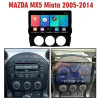 Rádio de Carro Android para MAZDA MX5 Miata 2005-2014, Player Multimídia Carplay Sem Fio, Unidade de Estéreo de Carro com Navegação GPS