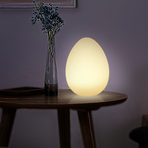 Lampe LED imperméable en forme d'œuf, lumières décoratives pour chambre à coucher, éclairage de vacances, lampe de table LED, lampes de nuit pour chambre d'enfant - Product Image 1