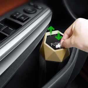 Venta al por Mayor de Contenedores de Basura para Auto con Tapa, Cubo de Basura Portátil a Prueba de Fugas para Acampar al Aire Libre, Oficina - Product Image 5