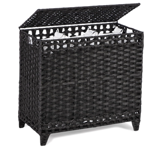 JY 23.8 Gal (90L) pieghevole rimovibile coperchio del cestello manici in Rattan sintetico <span class=keywords><strong>Design</strong></span> per vestiti <span class=keywords><strong>sporchi</strong></span> cesto per biancheria - Product Image 6