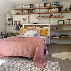 Custom Size Soft 4 Layer Cotton <strong>Throw</strong> Lightweight Blanket Gauze Rustic Muslin Bed Cover - Product Image 3