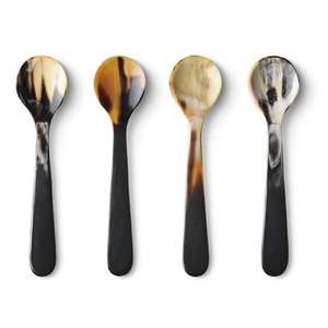 Juego de cuchara de cuerno de diseño elegante, exportador de cubiertos ecológico de la India para el regreso a la escuela - Product Image 1