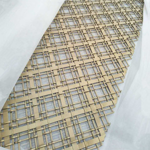 Décoration d'hôtel Zhihang : Panneau de séparation en maille <span class=keywords><strong>tressée</strong></span> en acier inoxydable, rideau de plafond, mur décoratif, <span class=keywords><strong>grille</strong></span> <span class=keywords><strong>métallique</strong></span> pour escalier - Product Image 5