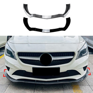 Amp-Z Front Bumper Lip Carbon Fiber Texture For Mercedes-Benz CLA-Class C117 2013-2015 Exterior Modification - Product Image 1