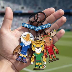 Llaveros de Metal con Logotipo Personalizado del Fabricante, Copa Mundial de Fútbol, Esmalte, Club, Equipo, Recuerdo de Estados Unidos, Canadá, México, Accesorios para Fanáticos - Product Image 3