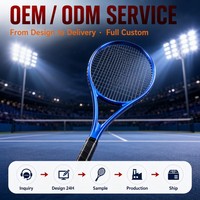 Fabricante OEM de Raquetas de Tenis, Diseño de Logotipo Personalizado, Ilustraciones Gratuitas, Se Aceptan Pedidos Pequeños