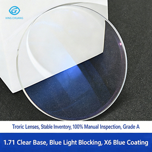 Lentes Ópticas Graduadas de Alta Miopía, Ultrafinas, Anti Luz Azul, Tóricas, Doble Asféricas 1.71, <span class=keywords><strong>para</strong></span> <span class=keywords><strong>Astigmatismo</strong></span> de Alta Potencia - Product Image 2