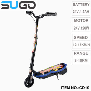 Scooter Eléctrico de 120W y 24 Voltios, Diseño Popular, Cómodo Scooter de Dos Ruedas para Desplazamientos Relajados - Product Image 2