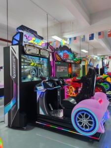 Coin Operated Speed Racing 55 Inch HD LCD Commercial Racing Car Dynamic Arcade Game Machine English Plastic for FEC - Product Image 3