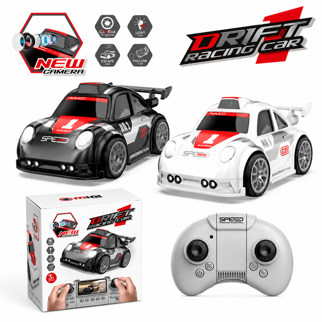 FPV RC Car Camera High-Resolution WiFi Real Time Video 2026 New Remote Control Monster Truck Kids Adults All-Terrain Toy Charger