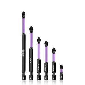 S2 Phillips Screwdriver Bits Ph1 50L Ph2 90L Ph2 65L Ph2 50L T52 High Hardness Magnetic Black Oxide Finish - Product Image 4