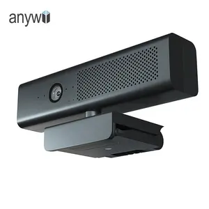 Luckimage Webcam Speaker Dalam Hd Penuh, Kamera Web 1080P Konferensi Usb dengan Mikrofon