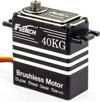 Servo Feetech FT846BL de Alto Torque 40KG HV, Motor sin Escobillas, Estándar CNC, con Retroalimentación de Posición, Programable para Modelismo RC y Robótica