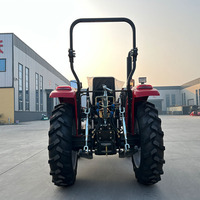 Tracteur Agricole Minière 4x4 50 CV EPA de Chine avec Chargeur Frontal et Rétrocaveuse, Tracteur de Pelouse Petit Modèle Camion Kubota
