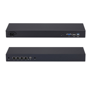 มินิพีซี Q190G4N J1900 แบบไม่มีพัดลม 4 พอร์ต I210 LAN ซอฟต์แวร์เราเตอร์ ไฟร์วอลล์ 1U Rack DDR3L MSATA อุตสาหกรรมพีซี - Product Image 5