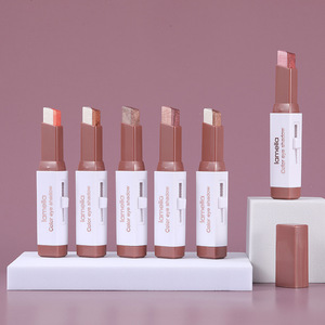 Crayon <span class=keywords><strong>fard</strong></span> <span class=keywords><strong>à</strong></span> paupières dégradé <span class=keywords><strong>bicolore</strong></span>, application rapide, double couleur, fini velours scintillant, maquillage des yeux facile, waterproof longue tenue - Product Image 1