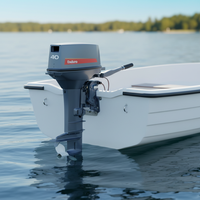 Moteur hors-bord universel de haute qualité, 2 temps, 40 CV, système de refroidissement par eau CDI, adapté aux bateaux de pêche