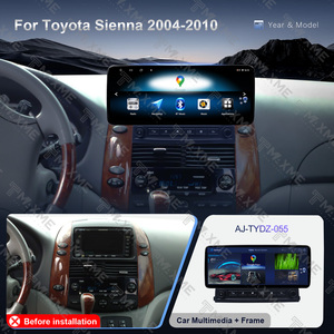 Vente en gros de kit radio de voiture sans fil 12,3 pouces avec écran tactile Android pour TOYOTA 2004-2010 SIENNA, navigation GPS, accessoires - Product Image 4