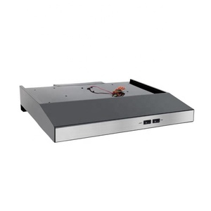 Hotte de cuisinière noire 22 "avec façade en acier inoxydable 12V RV - Product Image 1