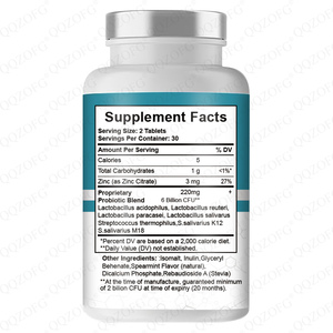 Diskon besar Tablet probiotik Oral OEM Tablet Mint segar 60 rasa untuk napas segar - Product Image 2