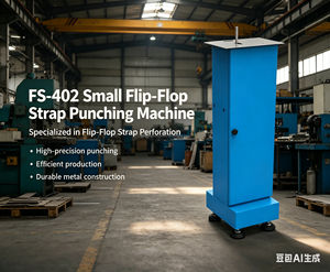 Machine à semelles pour pantoufles et tongs FS-402, avec roulement et engrenage, 220V, 25kg, 30x30x90cm, équipement de fabrication de chaussures à petite échelle, garantie 1 an - Product Image 4