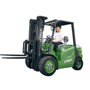 Carretilla elevadora eléctrica 1,5 T 2T 3T 3,5 T AC con batería de litio Max 3M 4m 6M 7m Palanca de cambios lateral para almacenes - Product Image 1