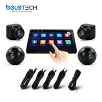 Sistem Kamera Mobil BL-289 Car Play 2+32G 10" HD 3D, Kamera 360, Sistem Pandangan Burung, Kamera Depan Belakang Kiri Kanan untuk Radio Mobil Android