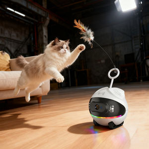 Cámara para Mascotas Inalámbrica con WiFi 4G, <span class=keywords><strong>Control</strong></span> Remoto, HD, Visión Nocturna, Seguimiento, Duradera, de Plástico - Product Image 1