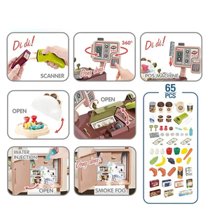 Juego <span class=keywords><strong>de</strong></span> Carrito <span class=keywords><strong>de</strong></span> Supermercado <span class=keywords><strong>de</strong></span> Simulación, Caja Registradora, Máquina <span class=keywords><strong>de</strong></span> Escaneo <span class=keywords><strong>de</strong></span> Tarjetas, Juguetes Educativos Interactivos para Padres e Hijos - Product Image 2