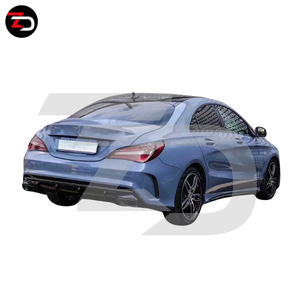 Kit carrosserie style CLA45 2017-2019 en gros avec pare-chocs, calandre principale, jupes latérales pour <span class=keywords><strong>CLA</strong></span> Classe W117 2013-2016 CLA180 200 <span class=keywords><strong>220</strong></span> 250 260 - Product Image 5