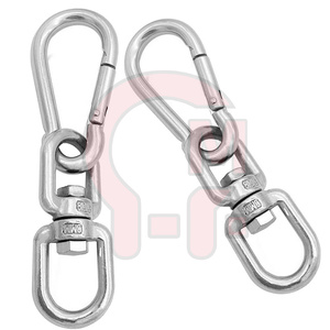 Hlm biển Neo đậu xoay mắt kết nối thép không gỉ đôi mắt Snap xoay mắt để mắt để Hàm xoay vòng treo kết nối - Product Image 3