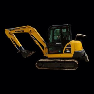 Excavadora Usada Komatsu PC56 de Segunda Mano, Excavadora Hidráulica de Orugas - Product Image 1