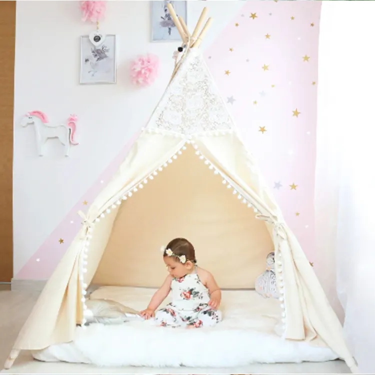 Lều Teepee Tipi Canicove Dành Cho Trẻ Em Cỡ Lớn Chơi