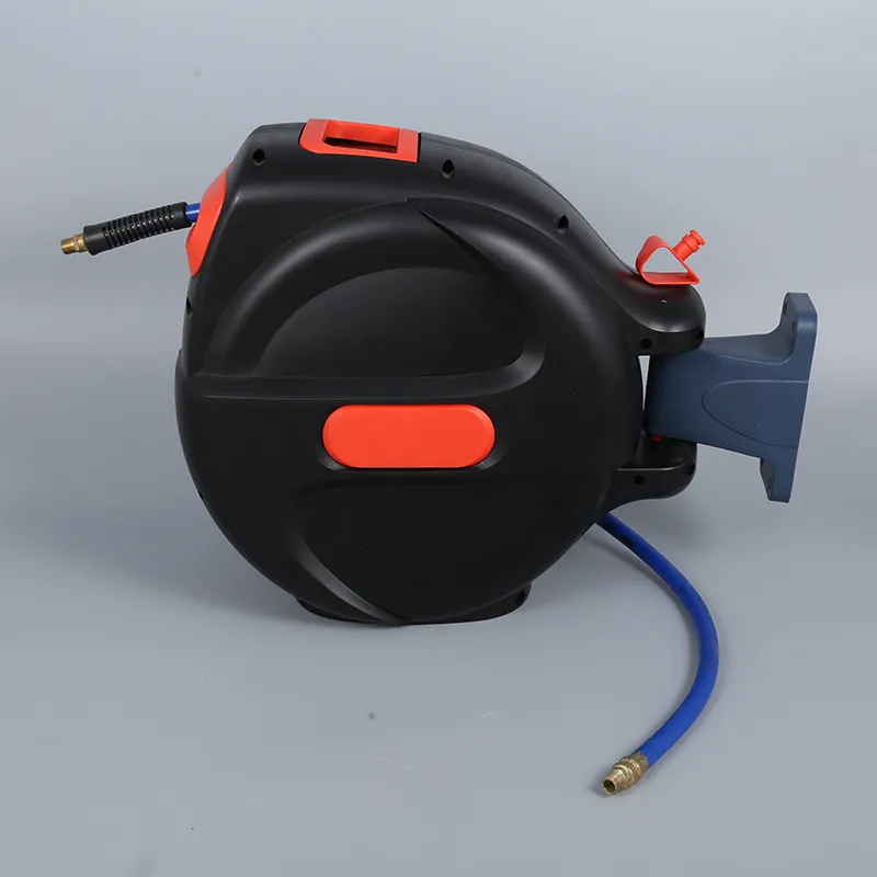 high pressure interpump wall mount empty compressor plastic automatic workshop retractable car wash garden air hose reel