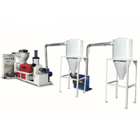 Granulateur plastique PE granulateur machine refroidissement par air machine de recyclage plastique granulateur machine pour plastiques