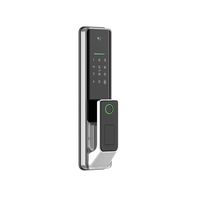 Tuya Smart WiFi Serrure de porte numérique Code RFID Carte à puce Smartphone App Déverrouiller biométrique Empreinte digitale Serrure intelligente