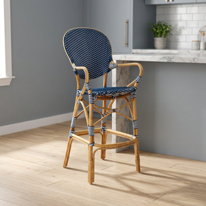 Meubles et décoration de maison indonésie, Bar de bistrot bon marché, chaise à bras élevé, meubles en rotin naturel - Product Image 3