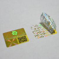 Autocollant holographique avec code QR, design personnalisé, étiquette holographique authentique originale