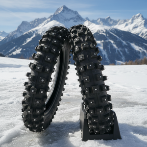 Neumático Todoterreno <span class=keywords><strong>con</strong></span> <span class=keywords><strong>Clavos</strong></span> <span class=keywords><strong>para</strong></span> Nieve y <span class=keywords><strong>Hielo</strong></span>, Neumático de Montaña <span class=keywords><strong>con</strong></span> <span class=keywords><strong>Clavos</strong></span>, Soporte OEM, 120/90-18, Neumático <span class=keywords><strong>con</strong></span> <span class=keywords><strong>Clavos</strong></span> - Product Image 1