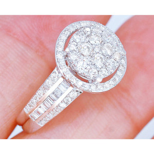 Anello Micro Pave con Zirconi per Donne, Elegante Gioiello da Dito per Feste - Product Image 6