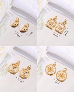 Bracelets, colliers, ornements, pendentifs et breloques DIY en forme de papillon en coquille blanche plaquée or 18 carats, style mode, faits à la main, pour cadeau - Product Image 4