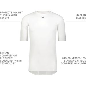 T-shirt de compression à manches courtes personnalisé pour la protection solaire - Product Image 3