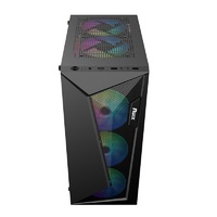 Ruix fer léger ATX mi tour boîtier d'ordinateur fiable qualité métal Table maille panneau avant pour bureau PC Stock disponible