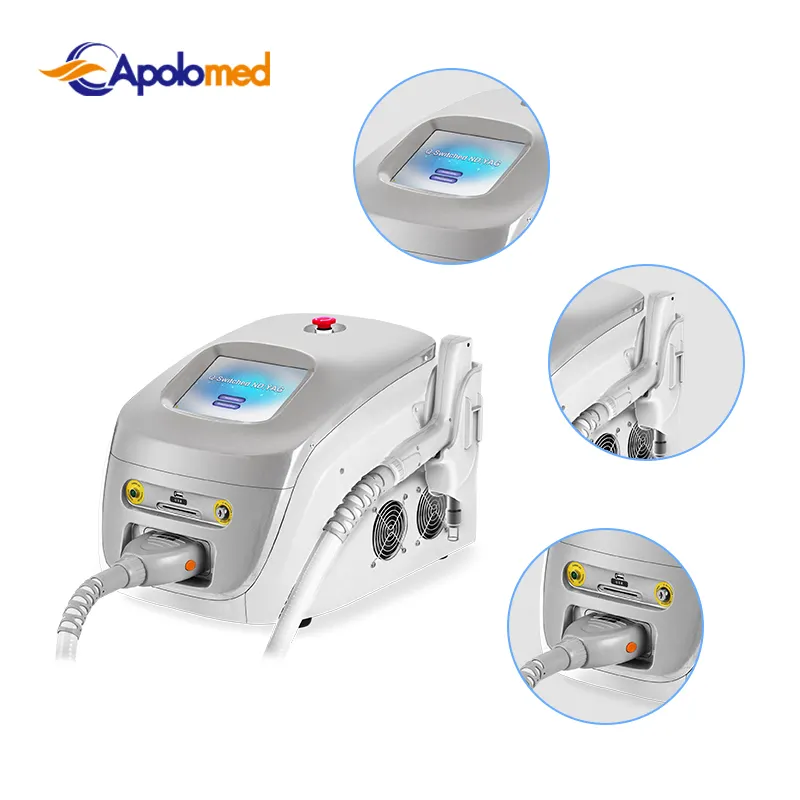 Apolomed 1064nm532nm nd yag Laserzubehör Q Switch Tätowierungsentfernung nd yag Laser 1064532